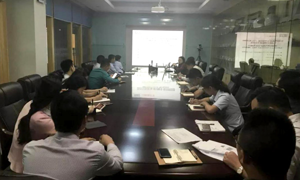SGS对我司进行ROHS有关尺度律例培训